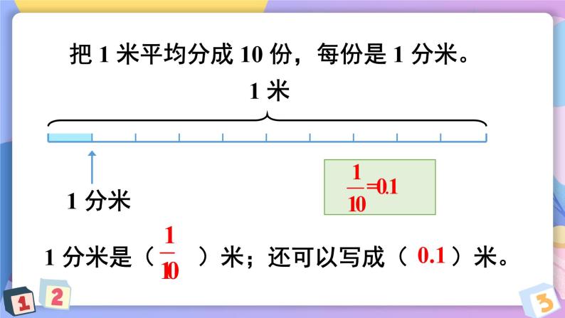 人教版小学数学三下：7.1《认识小数》课件+导学案+教案07