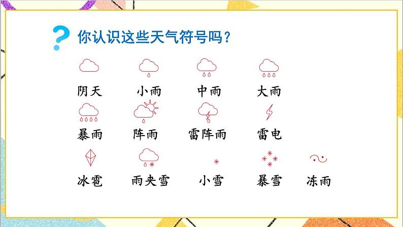 一 生活中的负数 综合与实践 记录天气 课件+教案+素材07