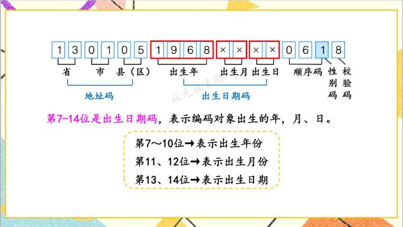 五 探索乐园 第1课时 身份证号码 课件+教案06