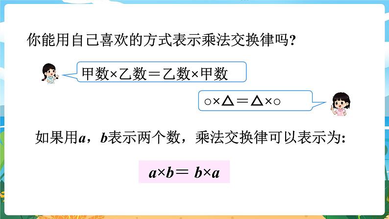 2.2《乘法运算律及简便运算(1)》课件PPT05