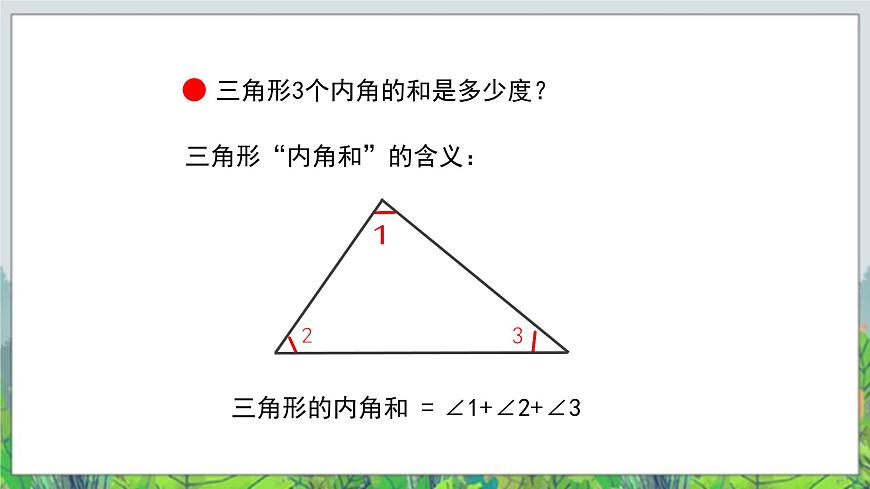 第4單元：巧手小工匠——認(rèn)識(shí)多邊形《三角形的內(nèi)角和（信息窗2）》教學(xué)課件第3頁(yè)