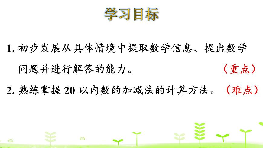 北師大版一年級數(shù)學(xué)下冊課件 1.6 美麗的田園第2頁