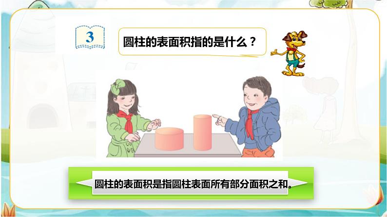 第二课 圆柱的表面积(课件)第3页