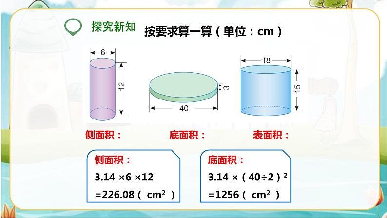 第二课 圆柱的表面积(课件)第7页
