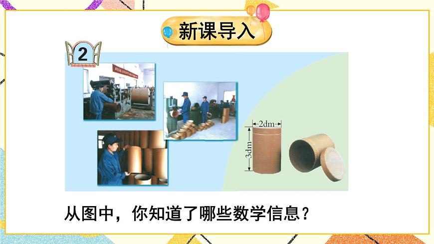 二 （2） 圓柱的側(cè)面和表面積  課件第2頁(yè)