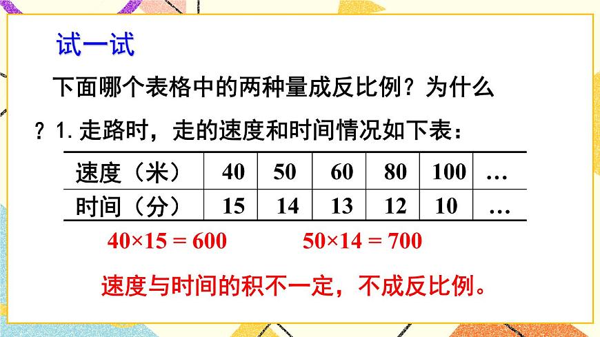 三（3) 成反比例的量  課件第5頁