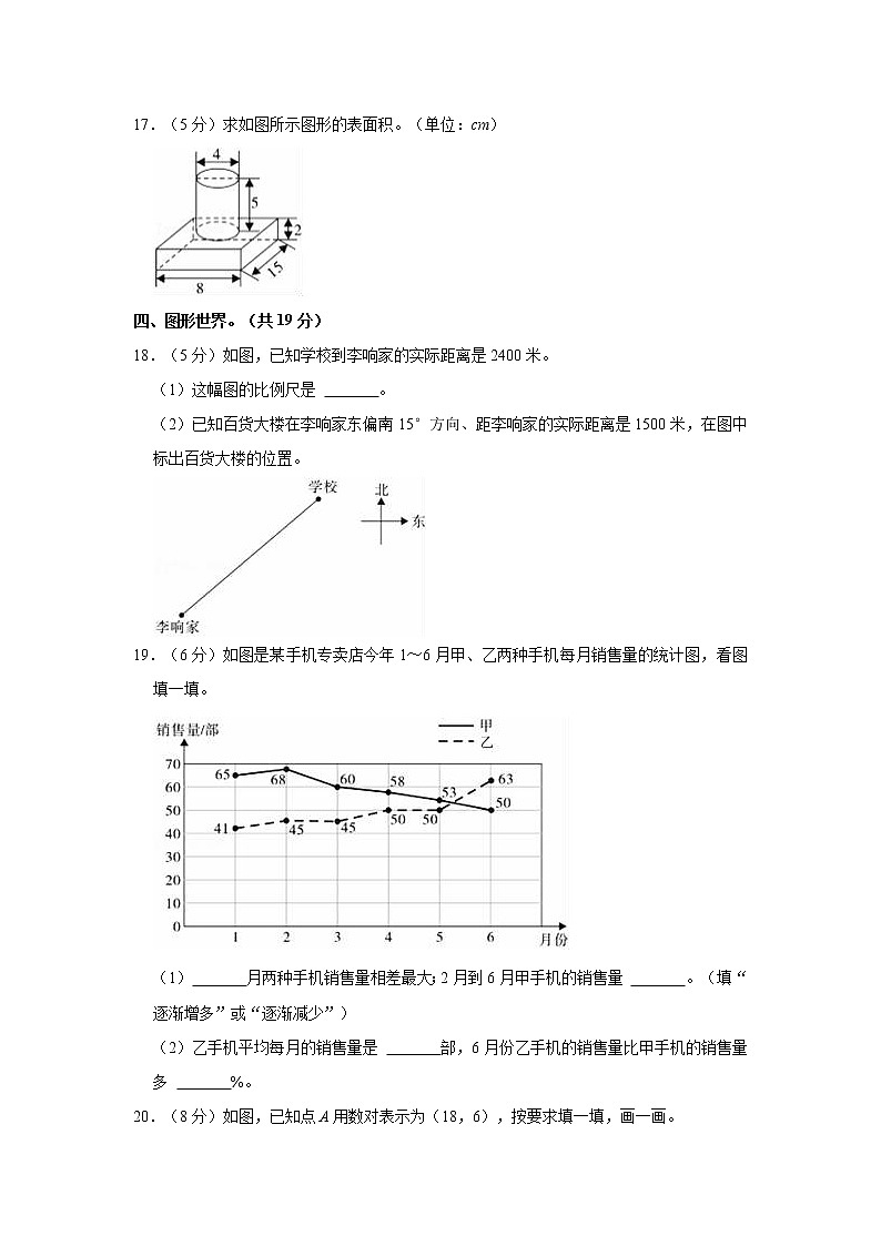 2021年陕西省榆林市高新区小升初数学试卷03