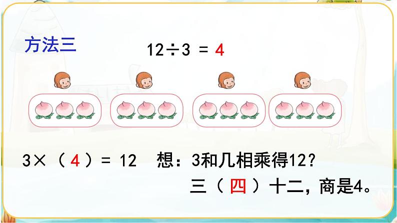 人教数学2年级下册 第2单元 第6课时 用2~6的乘法口诀求商(1) PPT课件第8页