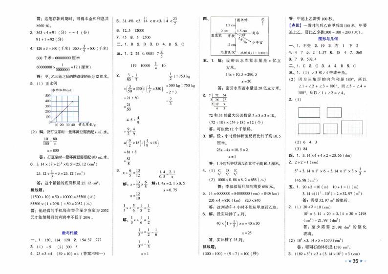 人教版六年级下册《数学》第一单元综合质量测评卷【有答案】03