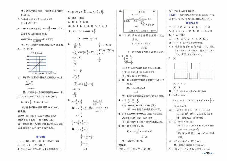 人教版六年级下册《数学》期末综合专项测试卷（图形与几何）【有答案】03