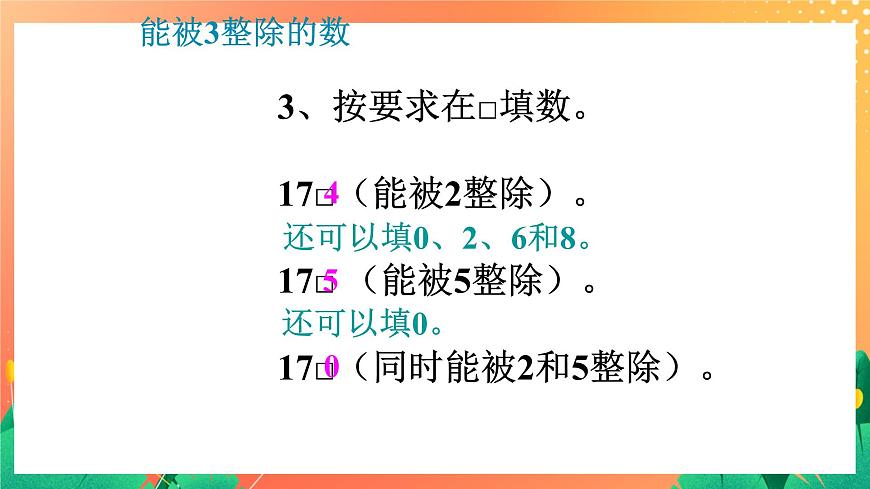 1.5《能被3整除的數(shù)》課件第3頁