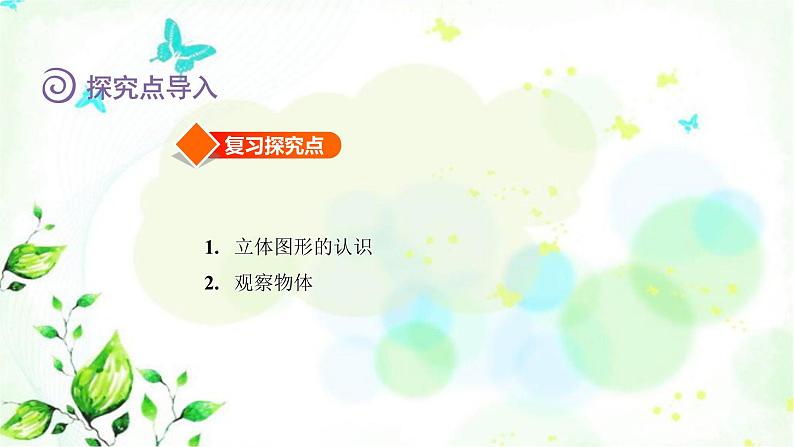 北师大版六年级数学下册总复习图形与几何第2课时立体图形的认识课件第3页