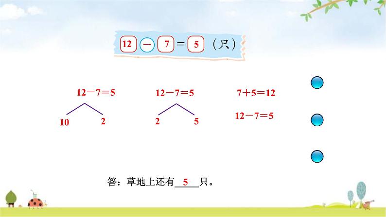 北师大版一年级数学下册第1单元第3课时快乐的小鸭教学课件05