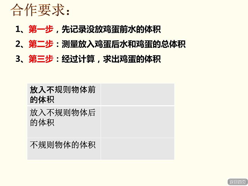 求不規(guī)則物體的體積課件PPT第4頁