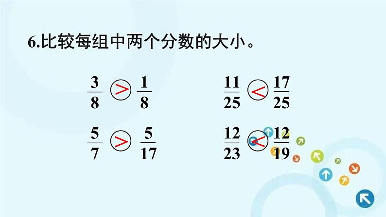 人教版数学五年级下册 5.通分 第4课时 通分(2) 课件第4页