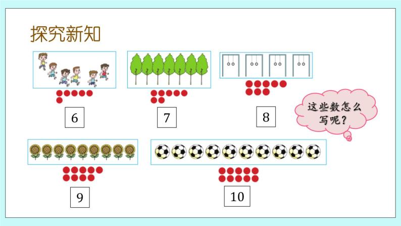 青岛版（五年制）数学一上 1.6 会写6~10各数 课件+教案+练习03