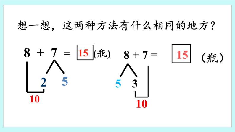 青岛版（五年制）数学一上 7.2 8加几 课件+教案+练习07