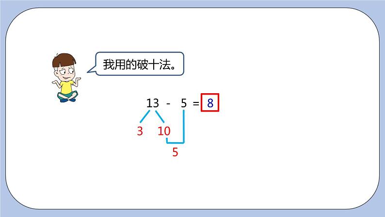 第9单元:20以内的减法 13、14减几课时4课件PPT第5页