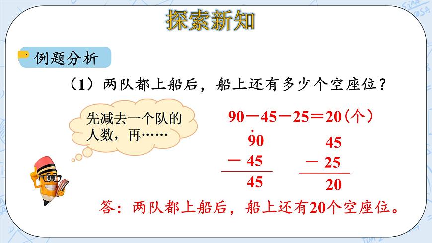 北師大版二年級數(shù)學(xué)上冊課件-1.2 秋游第5頁