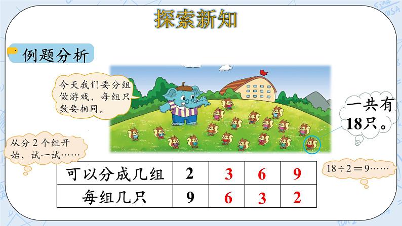 北师大版二年级数学上册课件-9.2 长颈鹿与小鸟(2)第5页