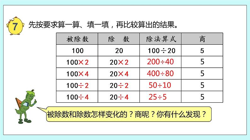 第12课时《商不变的规律》第4页