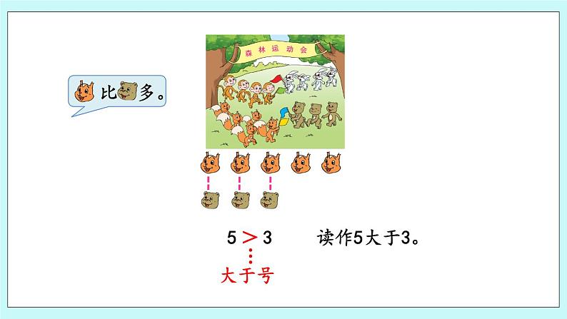5.4 认识“>”“<”和“=” 课件+教案+练习07