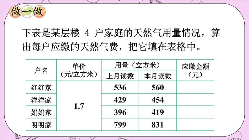 西师大版数学5年级上册1.9 问题解决(1) PPT课件07