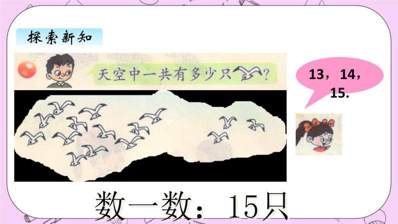 小学数学青岛版（六三制）一年级上 5.2 20以内的不进位加法和不退位减法 课件04