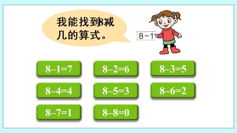 青岛版数学一上 10以内的加减法 回顾整理 课件PPT07