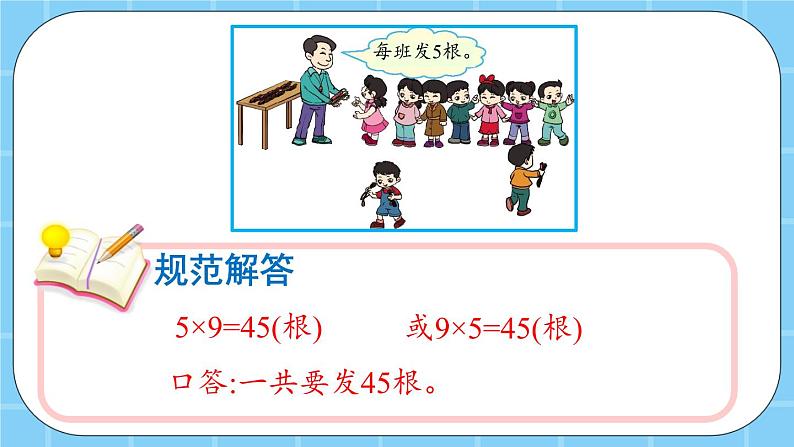 第二单元 表内乘法和除法(一)2.2.5 解决简单的实际问题 课件07