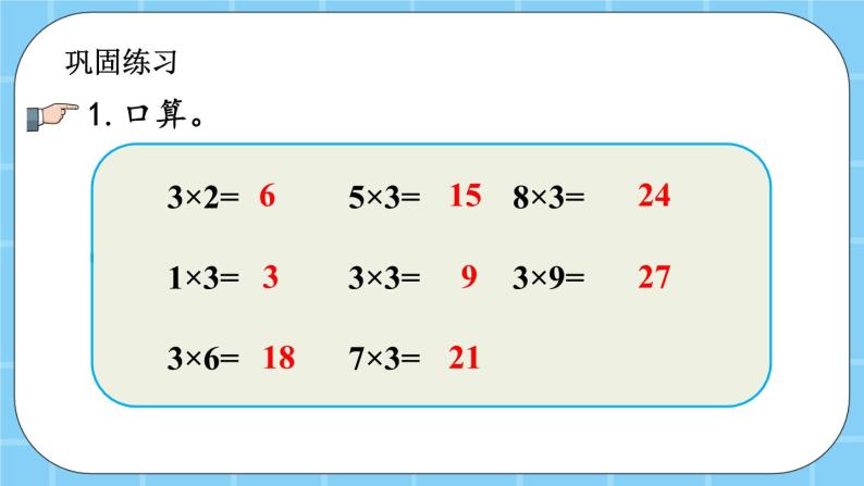 第二单元  表内乘法和除法（一）2.2.7 练习五 课件05