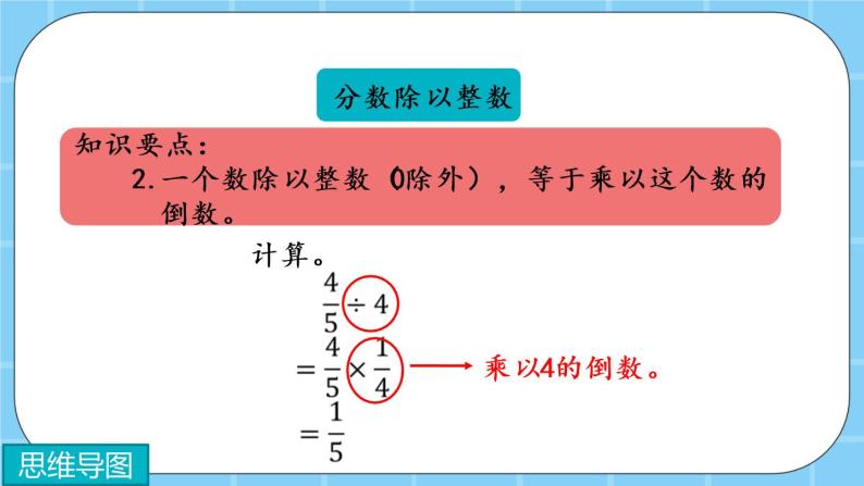 第二单元  分数除法2.8 整理与复习 课件04