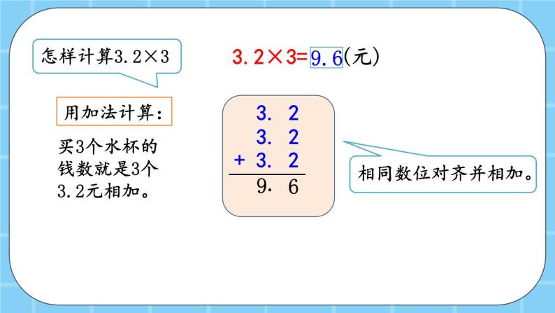 第一单元  小数乘法1.1.1 小数乘整数 课件04