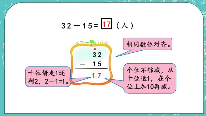 第四单元 加法和减法（二）4.6 两位数减两位数(退位) 课件06