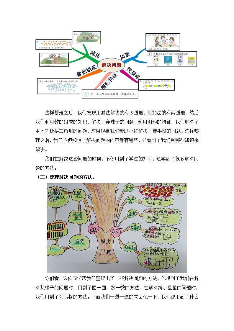 0702一年级数学(人教版)-总复习:解决问题-1 教案第3页