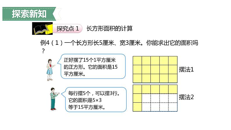 第五单元 2.长方形、正方形面积的计算第1课时(课件)-2022-2023学年三年级数学下册同步备课(人教版)05