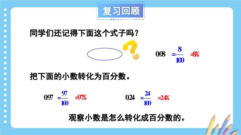 冀教版数学六年级上册 3.2.1求百分数和小数与百分数的互化 教学课件+同步教案04