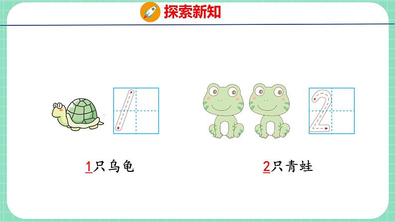 2.1 1~5各数的认识(课件)一年级上册数学冀教版第6页