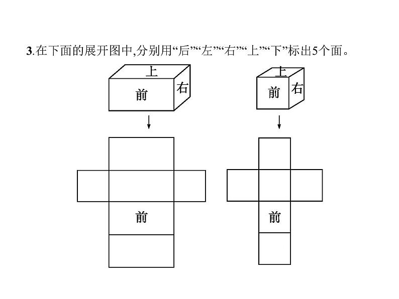 人教版(精编)小学数学五年级下册长方体和正方体2长方体和正方体的表面积教学课件03
