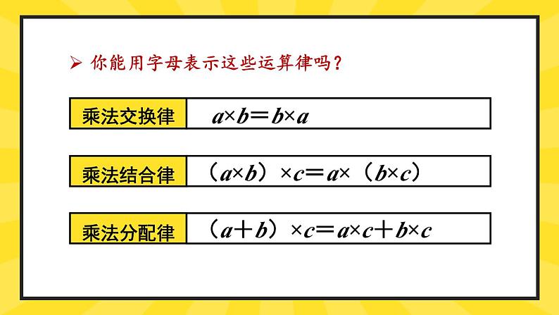 人教版数6年级上册 1 分数乘法 第7课时 整数乘法运算定律推广到分数 PPT课件+教案+导学案03