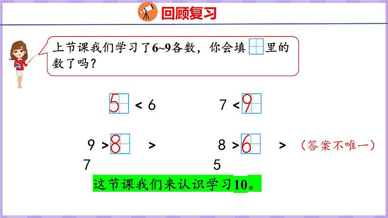 5.6 认识10(课件)苏教版数学一年级上册第3页
