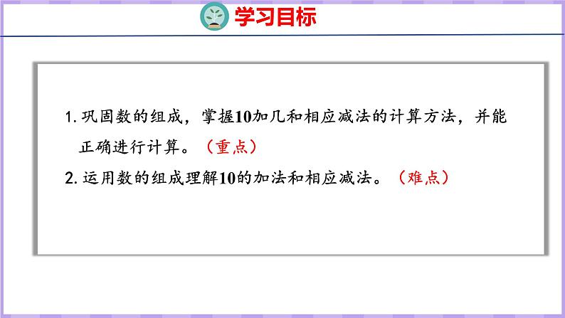9.3 10加几和相应的减法(课件)苏教版数学一年级上册02