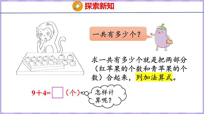 10.1 9加几(课件)苏教版数学一年级上册第5页