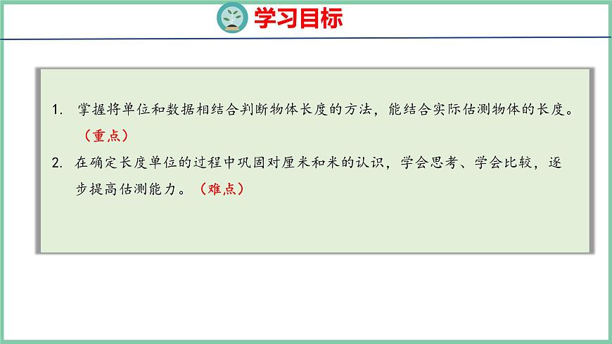 1.4選擇合適的長(zhǎng)度單位（課件）人教版數(shù)學(xué)二年級(jí)上冊(cè)第2頁