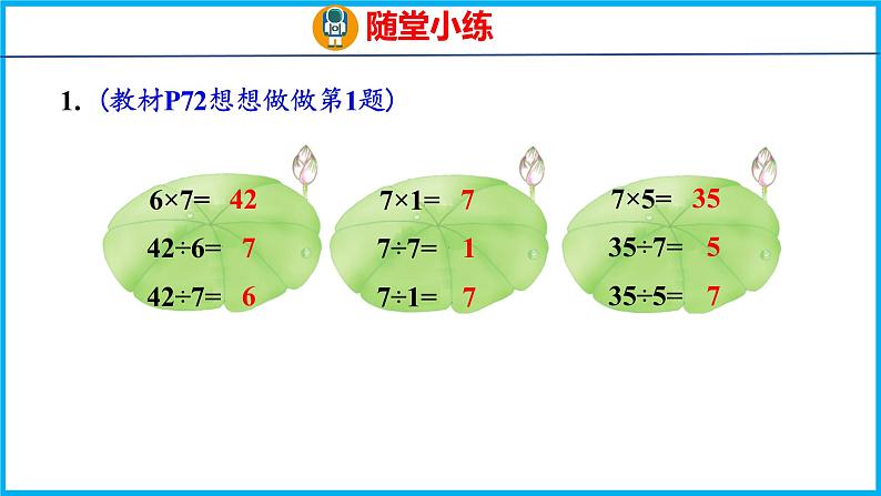 6.2 用7的乘法口诀求商(课件)苏教版数学二年级上册第8页