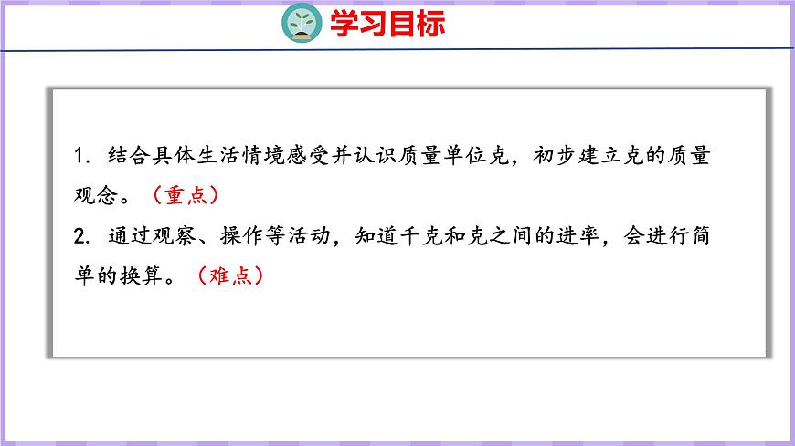 2.2 認識克（課件）蘇教版數(shù)學(xué)三年級上冊第2頁