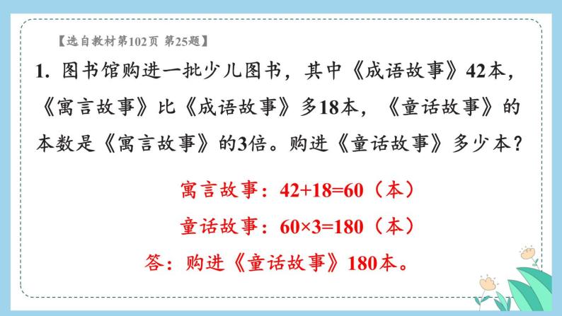 苏教版三年级上册 8.5解决问题的策略课件PPT08