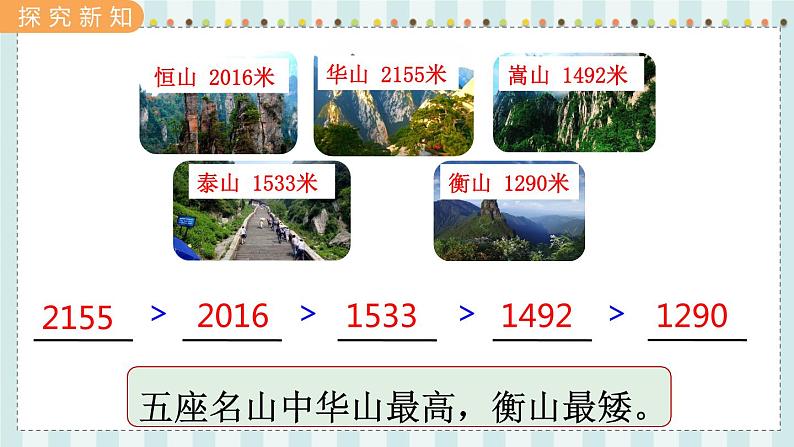 1.3 万以内数的大小比较第8页