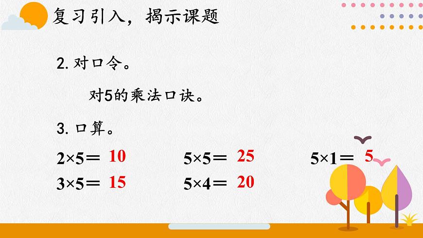 第2課時 2、3的乘法口訣第3頁
