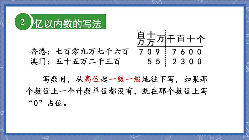 北师版数学四年级上册 整理与复习 第1课时 认识更大的数 课件+教案07